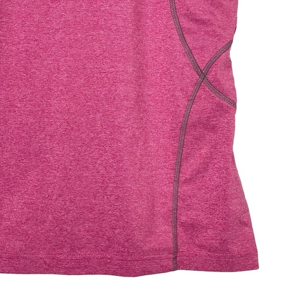 Peter Millar Top Womens Medium V Neck Short Sleeve Performance Stretch Gym Run - Picture 5 of 9